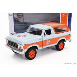 FORD USA  BRONCO GULF 1978  LIGHT BLUE ORANGE