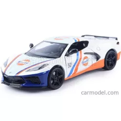   CHEVROLET  CORVETTE C8 N 52 GULF RACING 2020  WHITE BLUE ORANGE