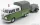 VOLKSWAGEN  T1 TYPE 2 DOUBLE CABINE PICK-UP CLOSED ROAD SERVICE 1962 WITH TRAILER  GREEN WHITE GREY