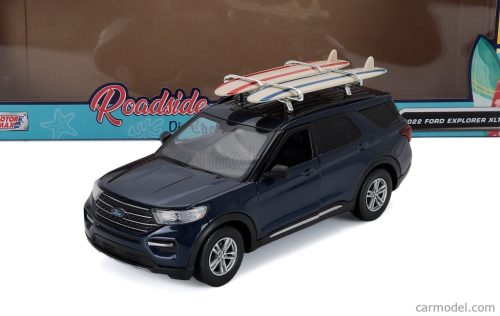 FORD USA  EXPLORER XLT WITH CAMPING ACCESSORIES 2022  BLUE