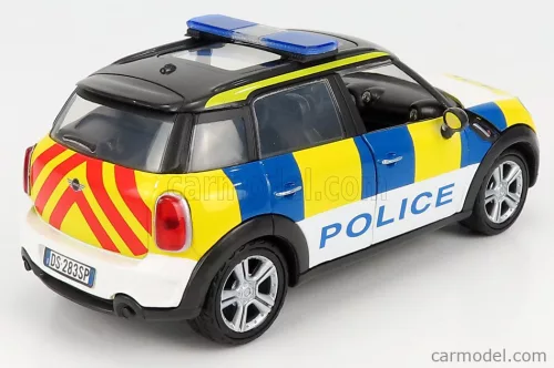MINI  COOPER S COUNTRYMAN UK POLICE 2011  WHITE BLACK YELLOW BLUE