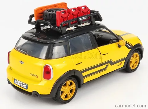 MINI  COOPER S COUNTRYMAN WITH ROOF RACK 2011  YELLOW BLACK