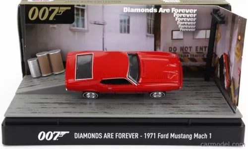 FORD USA  MUSTANG MACH-1 COUPE 1971 - 007 JAMES BOND - DIAMONDS ARE FOREVER - UNA CASCATA DI DIAMANTI  RED
