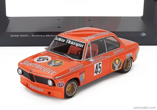 BMW  2002 TEAM SCHLUTER MOTORSPORT JAGERMEISTER N 45 DRM NORISRING 1974 HELMUT KELLENERS  ORANGE
