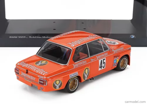 BMW  2002 TEAM SCHLUTER MOTORSPORT JAGERMEISTER N 45 DRM NORISRING 1974 HELMUT KELLENERS  ORANGE