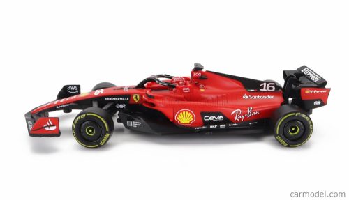 FERRARI  F1  SF-23 TEAM SCUDERIA FERRARI N 16 SEASON 2023 CHARLES LECLERC  RED BLACK