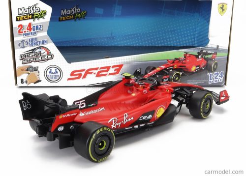 FERRARI  F1  SF-23 TEAM SCUDERIA FERRARI N 55 SEASON 2023 CARLOS SAINZ  RED BLACK