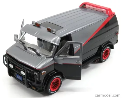 GMC  VANDURA CARGO G.SERIES VAN - A-TEAM - 1983  BLACK GREY MET RED