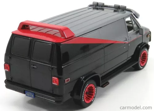 GMC  VANDURA CARGO G.SERIES VAN - A-TEAM - 1983  BLACK GREY MET RED