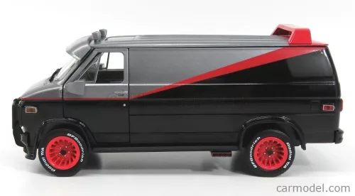 GMC  VANDURA CARGO G.SERIES VAN - A-TEAM - 1983  BLACK GREY MET RED
