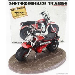   MOTOZODIACO  TUAREG 1972 - FROM MOVIE - ALTRIMENTI CI ARRABBIAMO - TV SERIES - MOTORCYCLE  RED