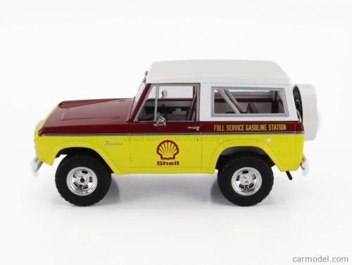 FORD USA  BRONCO SHELL OIL 1977  YELLOW RED WHITE