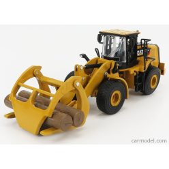  CATERPILLAR  CAT950M RUSPA GOMMATA - SCRAPER TRACTOR WHEEL LOADER WITH LOG FORK  YELLOW BLACK