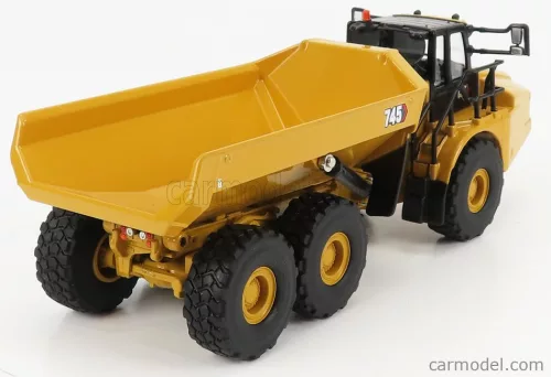 CATERPILLAR  CAT745 CASSONE RIBALTABILE CAVA 3-ASSI - ARTICULATED TRUCK  YELLOW BLACK
