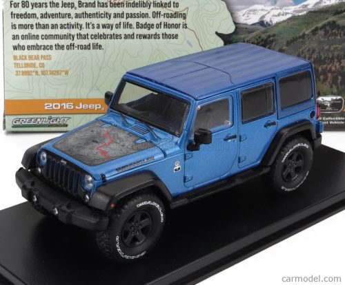 JEEP  WRANGLER UNLIMITED BLACK BEAR EDITION 2016  LIGHT BLUE