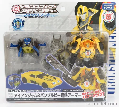 TAKARA-TOMY  TRANSFORMERS IRON JAM BUMBLEBEE CM. 12.0  YELLOW BLACK
