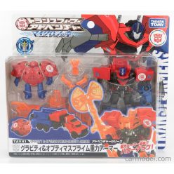   TAKARA-TOMY  TRANSFORMERS GRAVITY OPTIMUS PRIME CM. 12.0  RED BLUE
