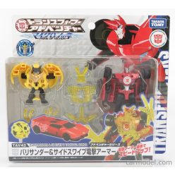   TAKARA-TOMY  TRANSFORMERS BARITHUNDER & SIDESWIPE CM. 12.0  RED BLACK YELLOW