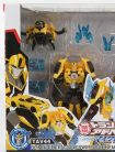 TAKARA-TOMY  TRANSFORMERS SET 2X ADVENTURE BUMBLEBEE + SIDESWIPE CM. 12.0  BLACK RED YELLOW