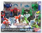 TAKARA-TOMY  TRANSFORMERS SET 2X ADVENTURE GRIMLOCK + OPTIMUS PRIME  GREEN BLACK BLUE