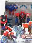 TAKARA-TOMY  TRANSFORMERS SET 2X ADVENTURE GRIMLOCK + OPTIMUS PRIME  GREEN BLACK BLUE