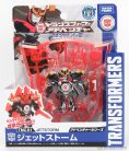 TAKARA-TOMY  TRANSFORMERS ADVENTURE TMC01 JET STORM CM. 5.5  BLACK YELLOW