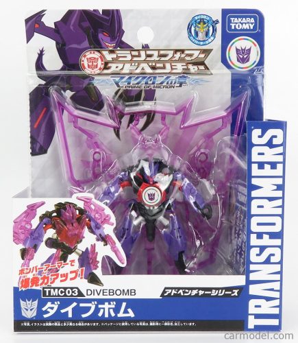 TAKARA-TOMY  TRANSFORMERS ADVENTURE TMC03 DAIBUBOMU CM. 6.0  PURPLE BLACK