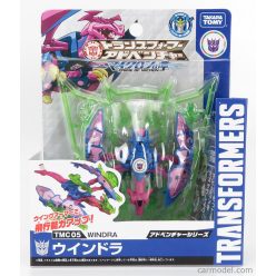   TAKARA-TOMY  TRANSFORMERS ADVENTURE TMC05 WINDRA CM. 7.5  BLUE PINK