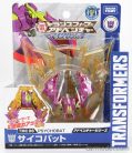 TAKARA-TOMY  TRANSFORMERS ADVENTURE TMC06 PSYCO BAT CM. 5.5  LILLAC GOLD