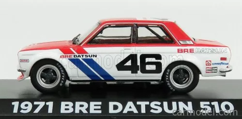 DATSUN  510 BROCK RACING N 46 TOKYO TORQUE 1971  RED WHITE