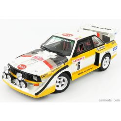   AUDI  QUATTRO SPORT S1 (night version) N 6 RALLY MONTECARLO 1986 H.MIKKOLA - A.HERTZ  YELLOW WHITE RED