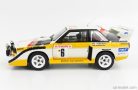AUDI  QUATTRO SPORT S1 (night version) N 6 RALLY MONTECARLO 1986 H.MIKKOLA - A.HERTZ  YELLOW WHITE RED