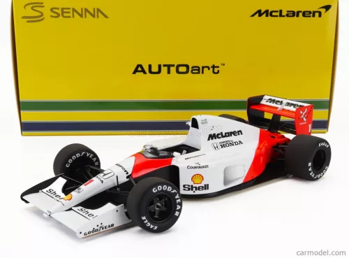 McLAREN  F1  MP4/6 Honda N 1 WORLD CHAMPION 2nd JAPAN GP AYRTON SENNA 1991 - WITH McLAREN LOGO  RED WHITE