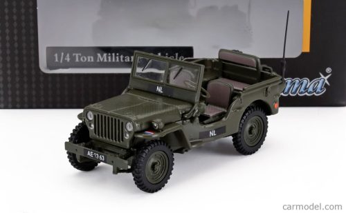 JEEP  WILLYS NECAF 1/4 NL ARMY OPEN 1942  MILITARY GREEN