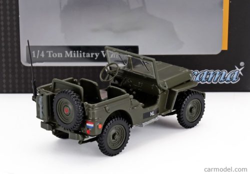 JEEP  WILLYS NECAF 1/4 NL ARMY OPEN 1942  MILITARY GREEN
