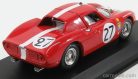 FERRARI  250LM 3.3L V12 ch.s n6119 TEAM SCUDERIA FILIPINETTI N 27 6th LE MANS 1965 DIETER SPOERRY - ARMAND BOLLER  RED WHITE