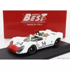   PORSCHE  908/02 SPIDER N 54 6h BRANDS HATCH 1969 G.MITTER - U.SCHUTZ  WHITE RED