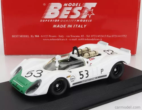 PORSCHE  908/2 SPIDER N 53 WINNER 6h BRANDS HATCH 1969 J.SIFFERT - B.REDMAN  WHITE GREEN