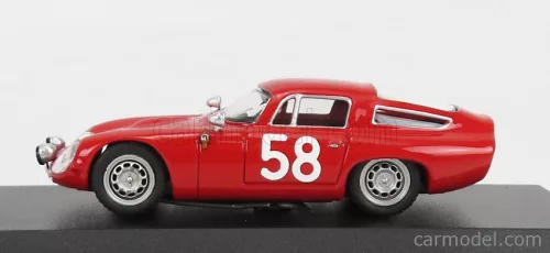 ALFA ROMEO  TZ1 N 58 TARGA FLORIO 1964 BUSSINELLO - TODARO  RED