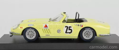 FERRARI  275 GTB/4 SPIDER N 25 12h SEBRING 1967 R.McCLUGGAGE - F.WINDRIDGE  YELLOW