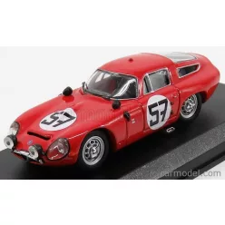   ALFA ROMEO  TZ1 COUPE N 57 13th 24h LE MANS 1964 BUSSINELLO - DESERTI  RED