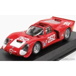   ALFA ROMEO  33.2 N 262 TARGA FLORIO 1969 VACCARELLA - DE ADAMICH  RED