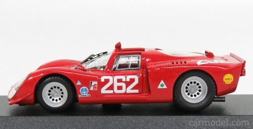 ALFA ROMEO  33.2 N 262 TARGA FLORIO 1969 VACCARELLA - DE ADAMICH  RED