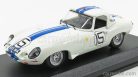 JAGUAR  E-TYPE LIGHTWEIGHT 3.8L TEAM BRIGGS CUNNINGHAM N 15 24h LE MANS 1963 S.CUNNINGHAM - B.GROSSMANN  WHITE BLUE