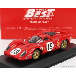   FERRARI  312P 3.0L V12 COUPE TEAM SEFAC N 19 24h LE MANS 1969 C.AMON – P.SCHETTY  RED