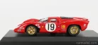 FERRARI  312P 3.0L V12 COUPE TEAM SEFAC N 19 24h LE MANS 1969 C.AMON – P.SCHETTY  RED