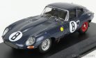 JAGUAR  E-TYPE COUPE 3.8L S6 TEAM M.CHARLES N 8 24h LE MANS 1962 M.CHARLES - J.COUNDLEY  BLUE