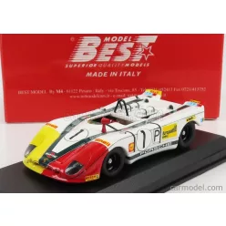   PORSCHE  908/02K FLUNDER N 1 1000km NURBURGRING 1970 G.LARROUSSE - H.MARKO  WHITE RED YELLOW