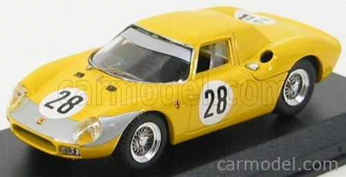FERRARI  250 LM N 28 1000km PARIGI 1966 GOSSELIN - NOBLET