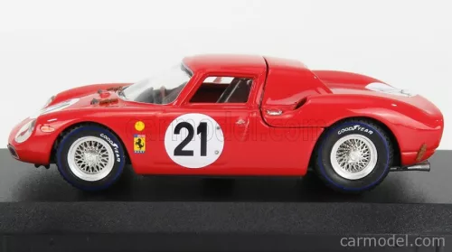 FERRARI  250LM 3.3L V12 ch. n5893 TEAM N.A.R.T. NORTH AMERICAN RACING N 21 WINNER 24h LE MANS 1965 JOCHEN RINDT - MASTEN GREGORY  RED